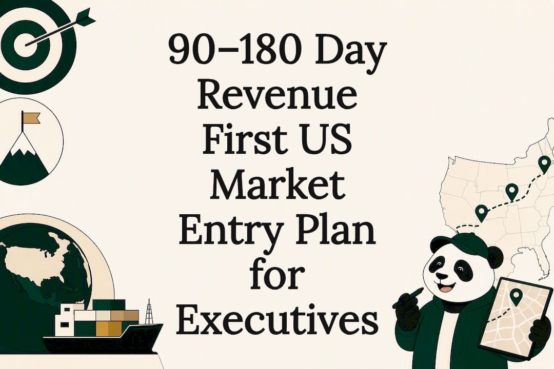 90–180 Day Revenue First US Market Entry Plan for Executives