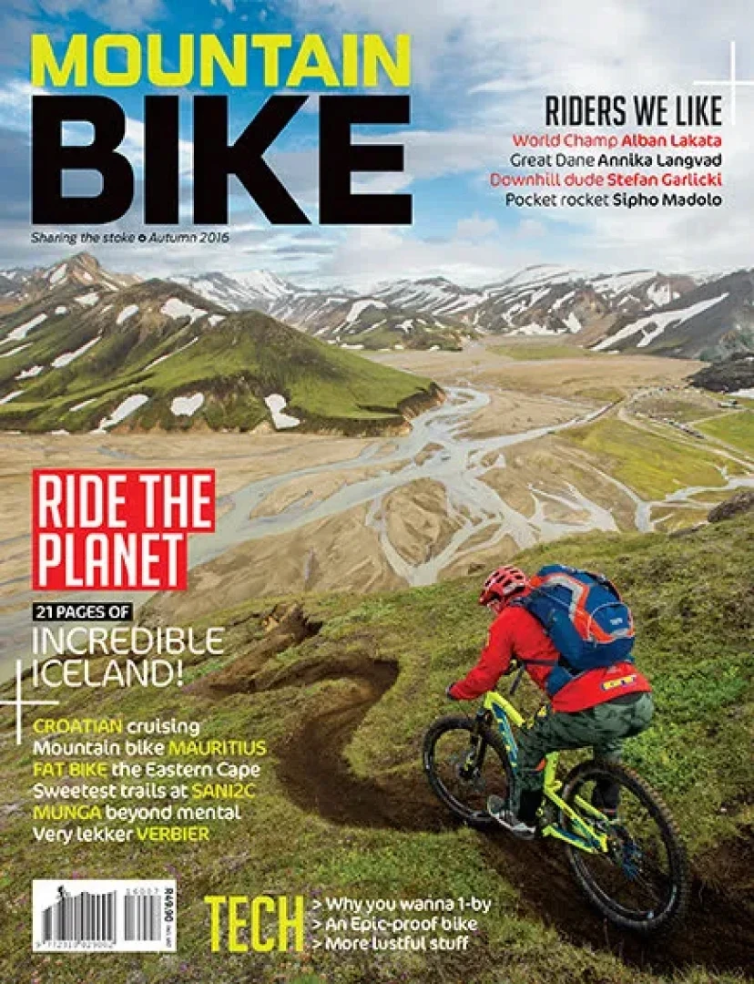 The cover of Mountain Bike Magazine