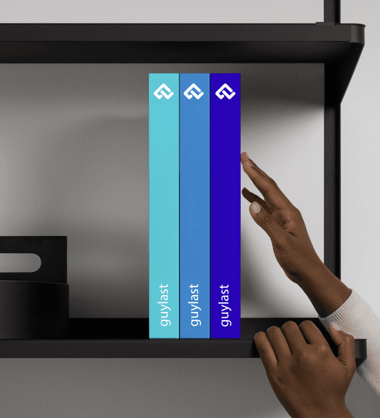 Employee working on their laptop