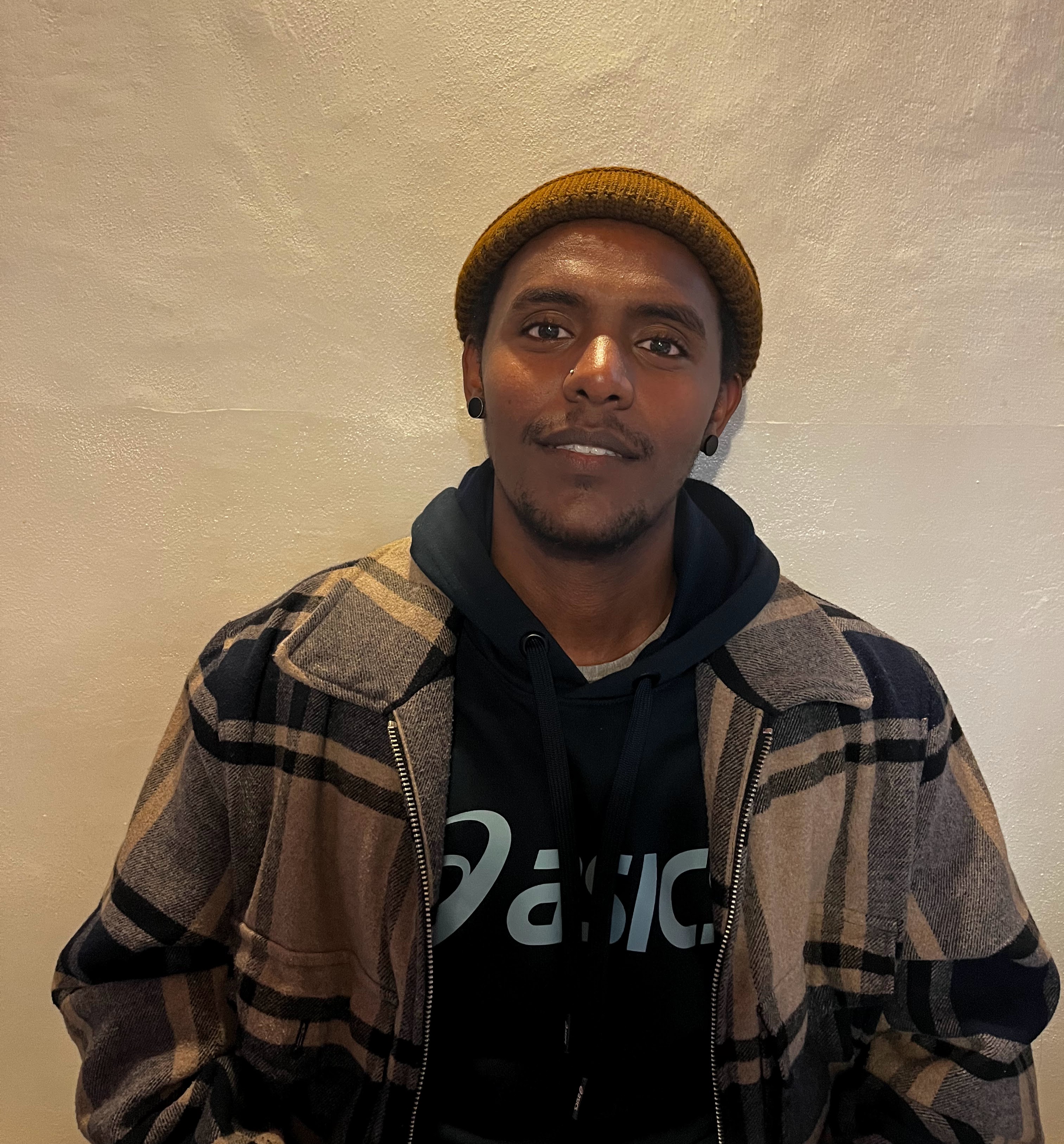 Portrait of portfolio creator – front view