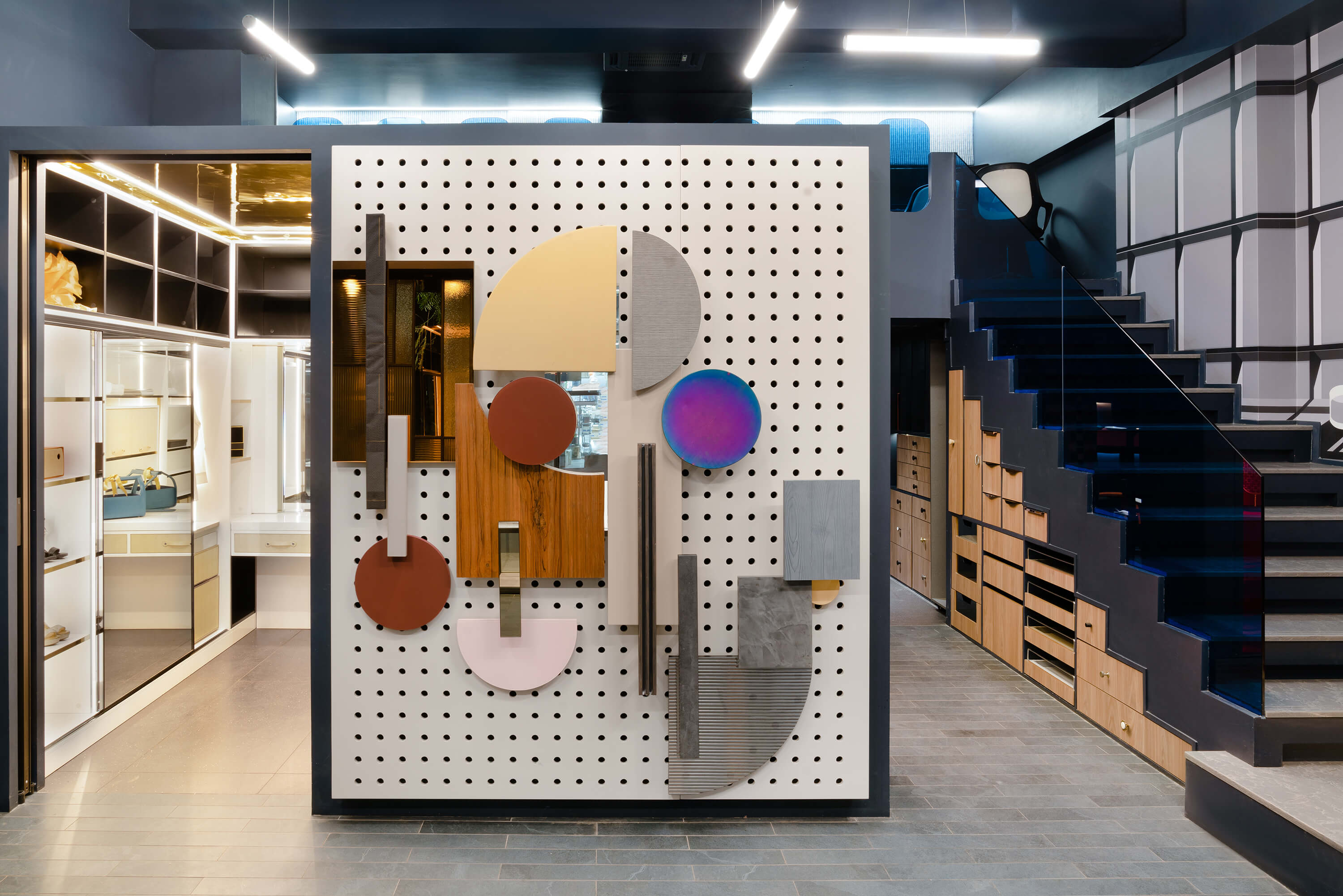Geometric Wall Shelving — image 1