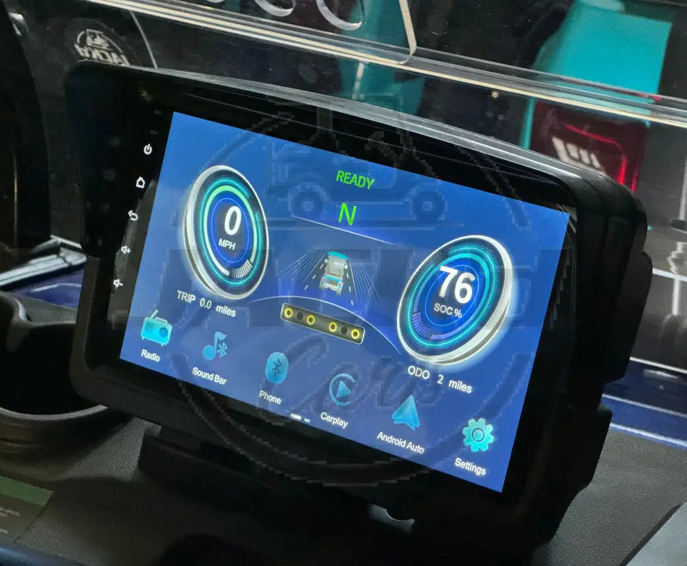 Evolution 9 inch D5 touchscreen CarPlay golf cart