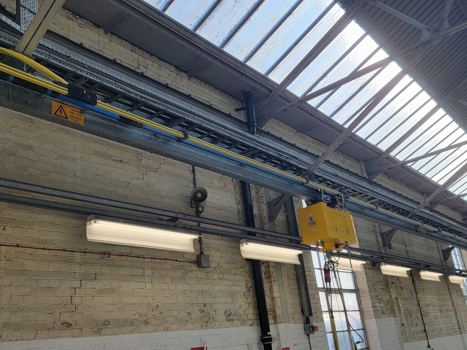 An electrical rail project completed by DPH 