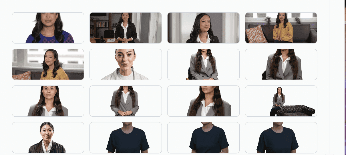 Choose your AI-powered HeyGen avatar&nbsp;