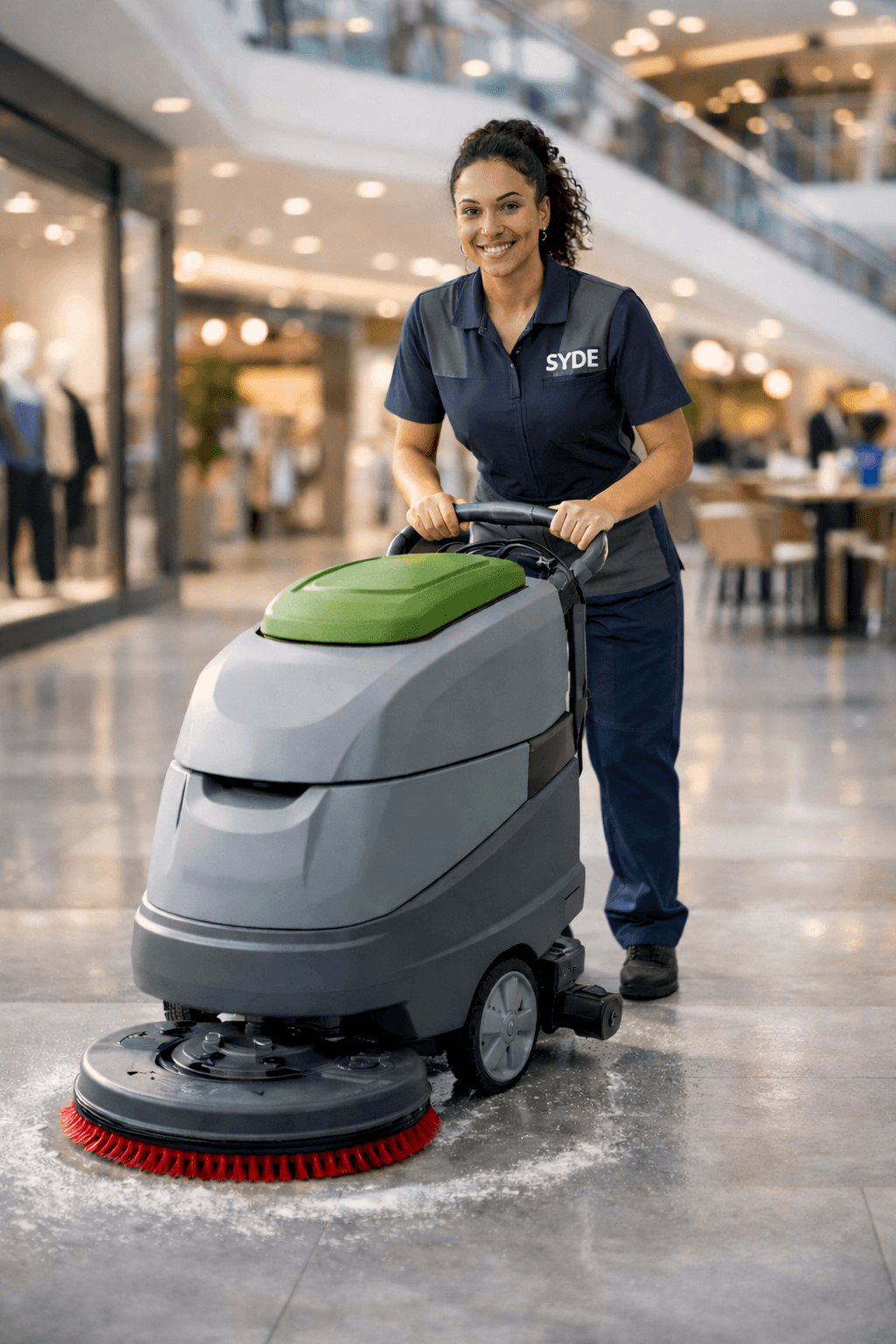 Close-up of a dark green leaf showing its textured surface and central vein against a muted background.