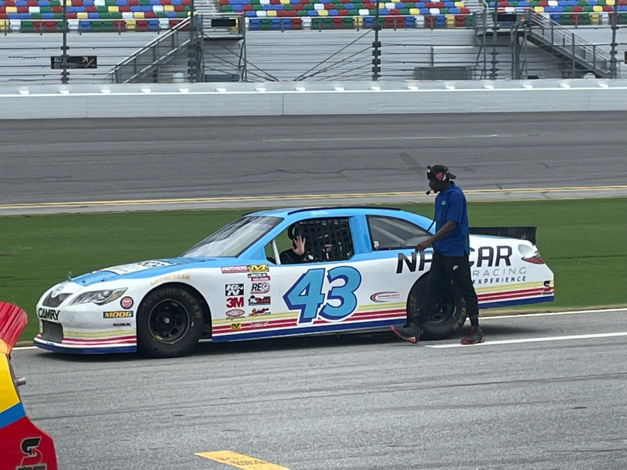 NASCAR race car at Daytona