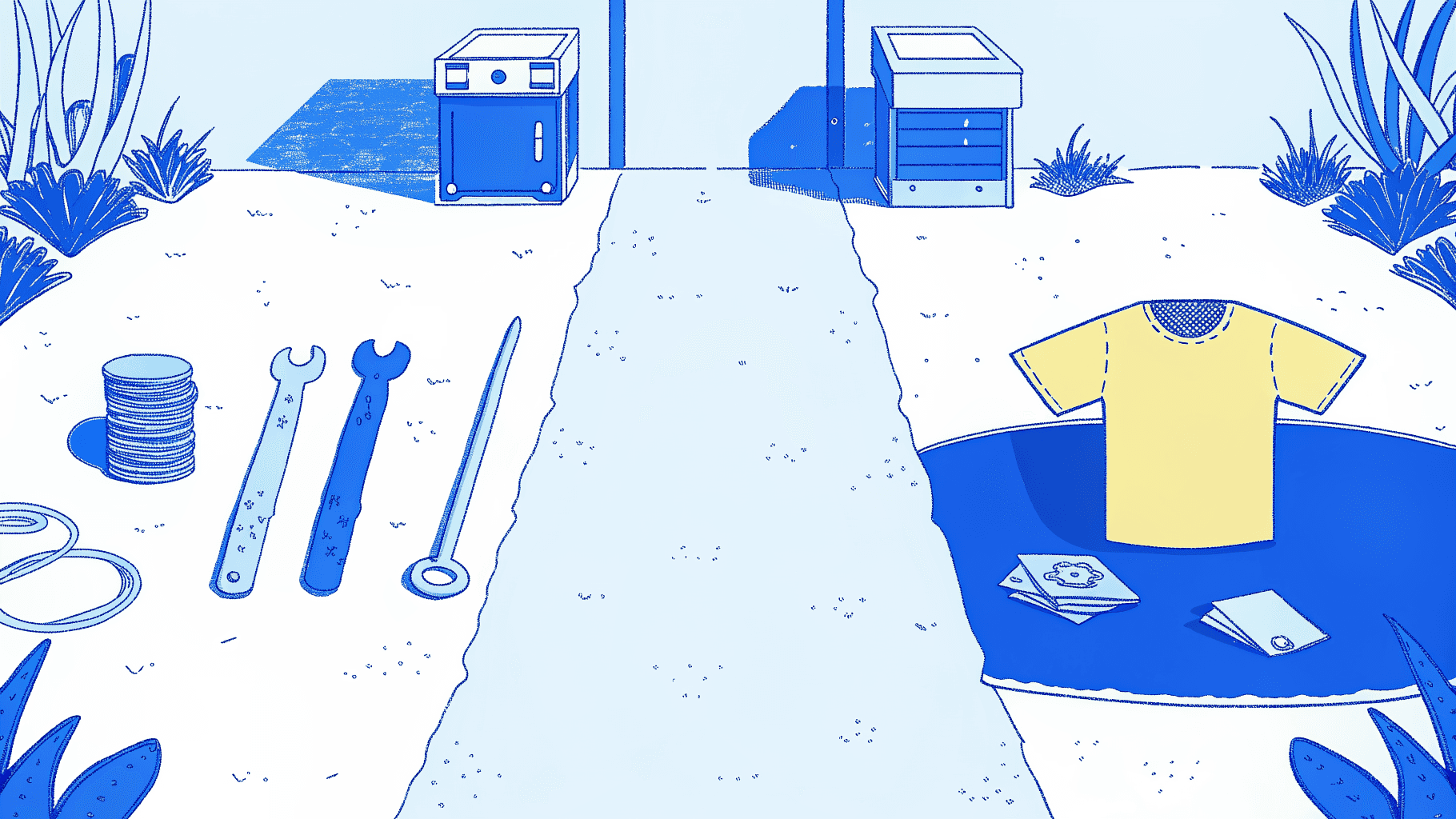  forked path choosing between owning a DTG printer and ordering one custom shirt