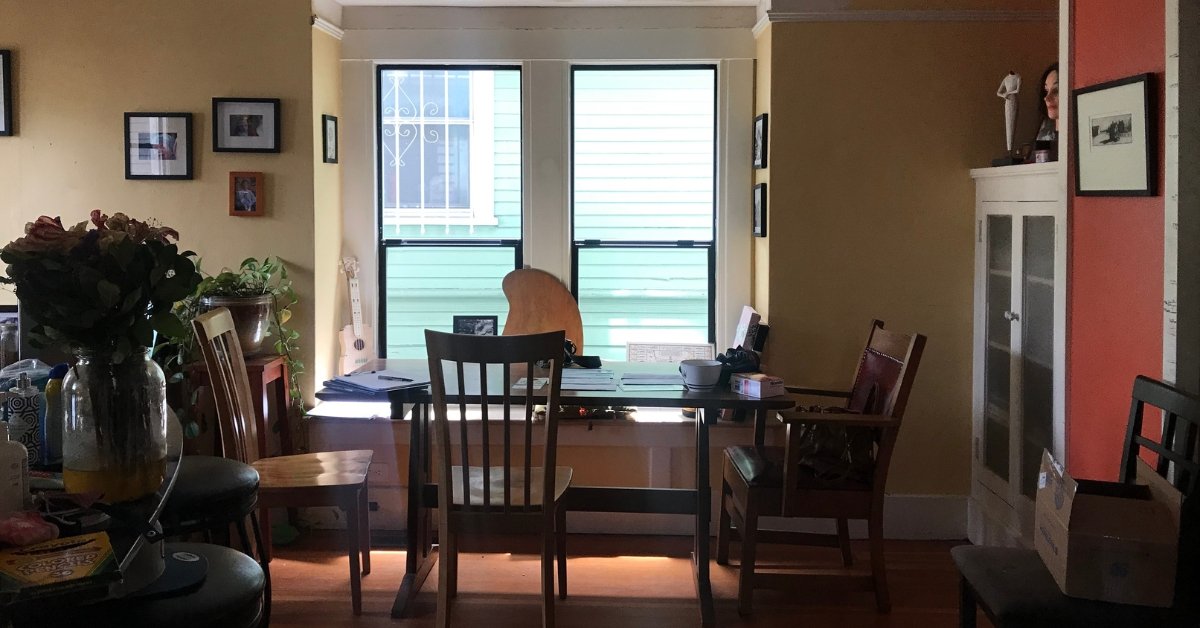 Before dining room of the Beacon Hill House was designed in this Beacon Hill, Washington home by Sherri Monte, interior designer at, Elegant Simplicity.