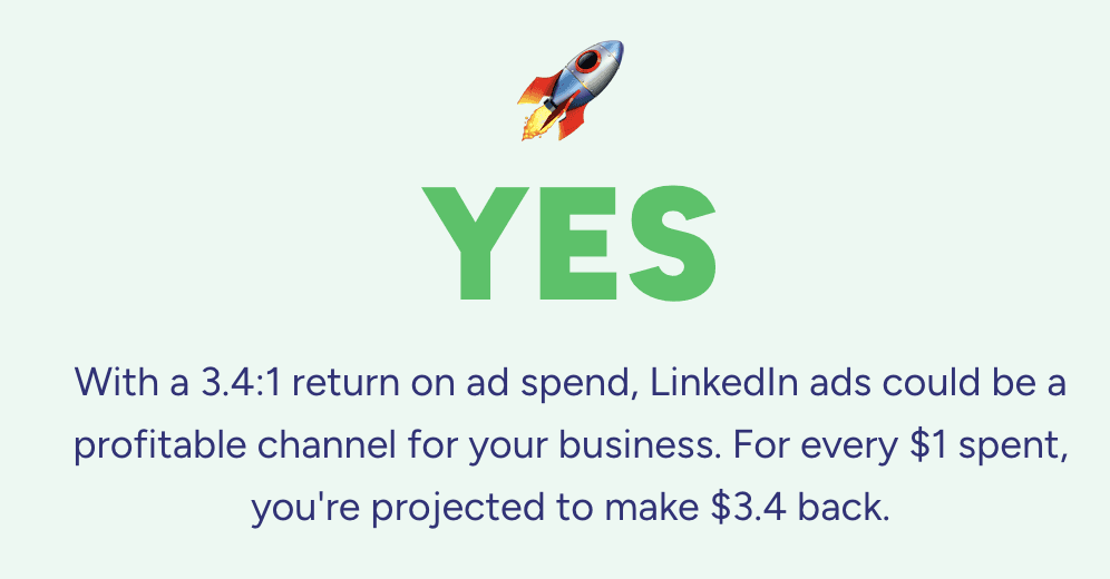 LinkedIn Ads ROI Calculator