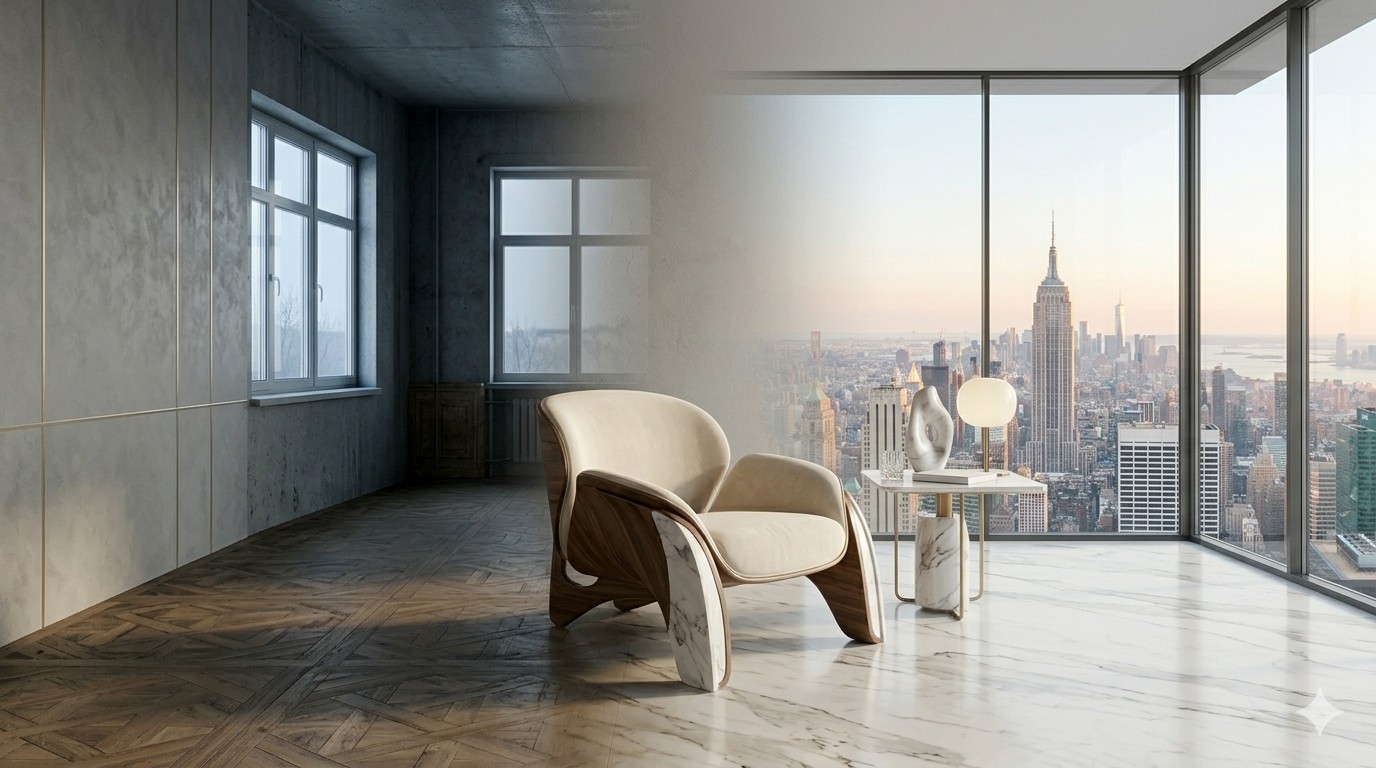 Accent Chair Background Generator