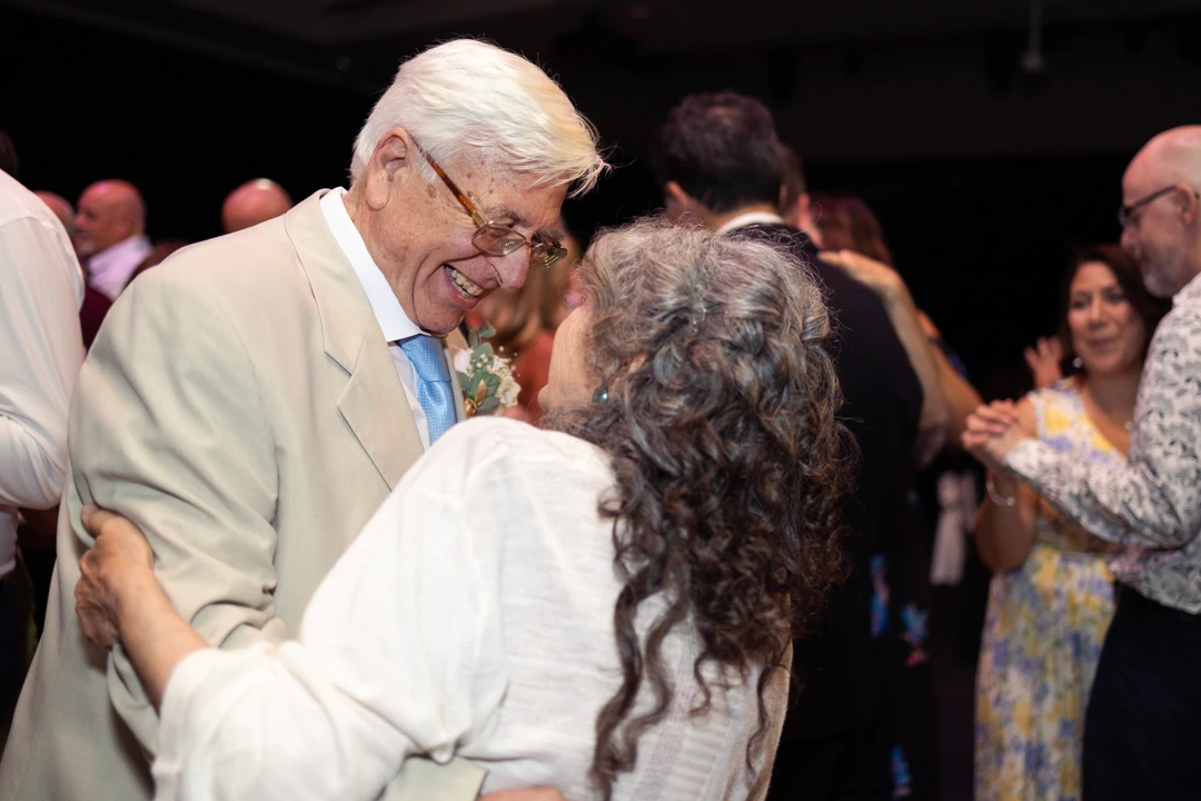 Couple dancing at wedding