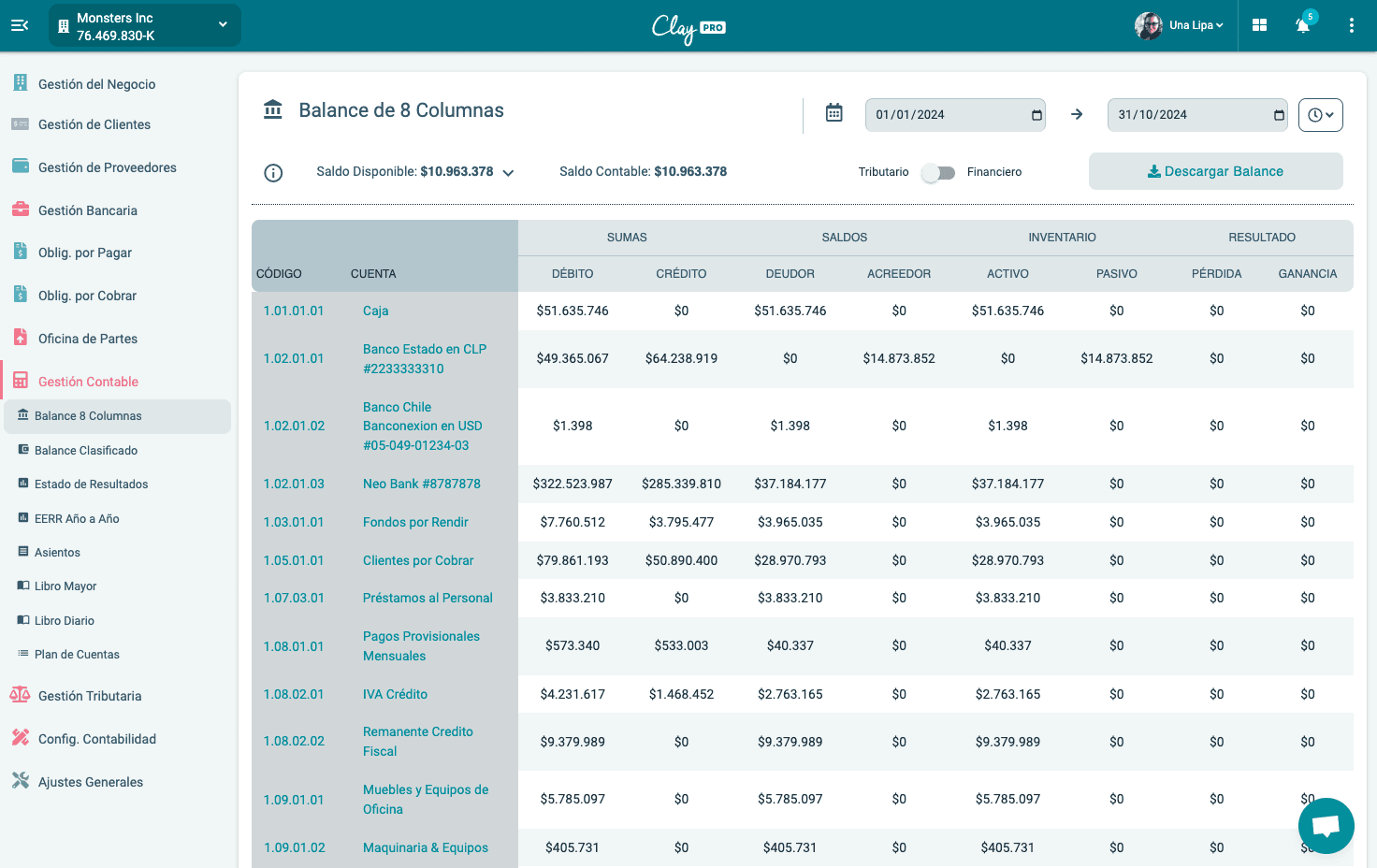 Contabilidad con IA, conecta Claude a Clay