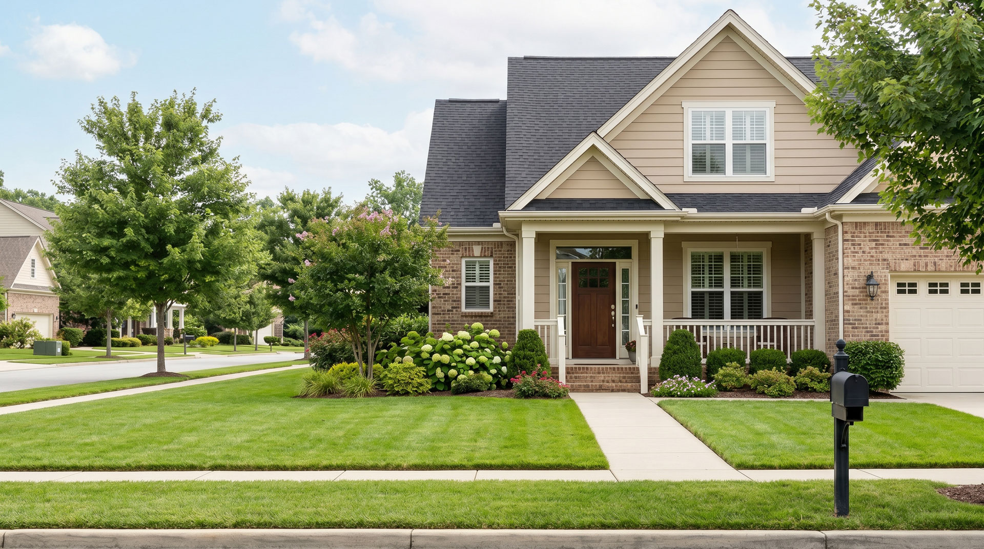 Suburban residential home
