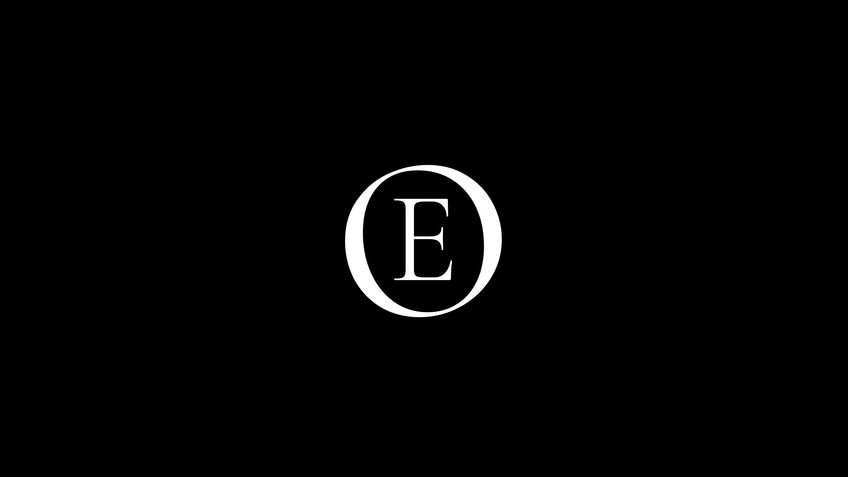 Obsidian Essence logo mark with letter O and E