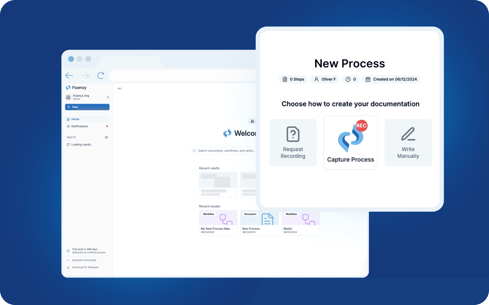 Request or Record processes within Fluency