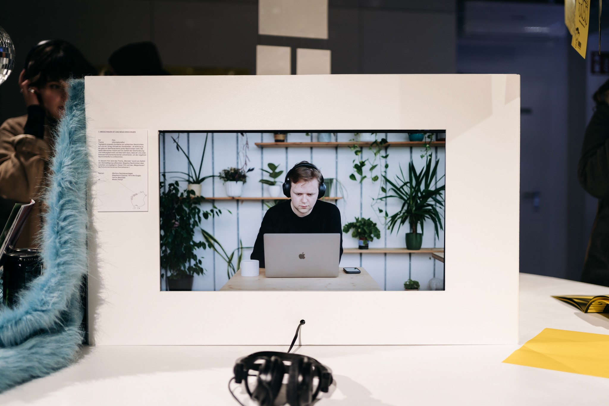 Picture of a Computer sceen which shows a man working on his laptop