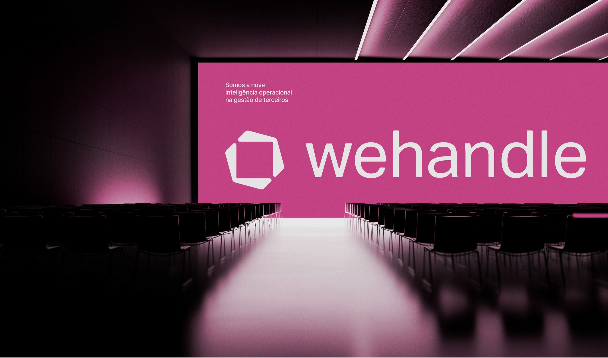 Imagem de capa do projeto de branding para a wehandle.