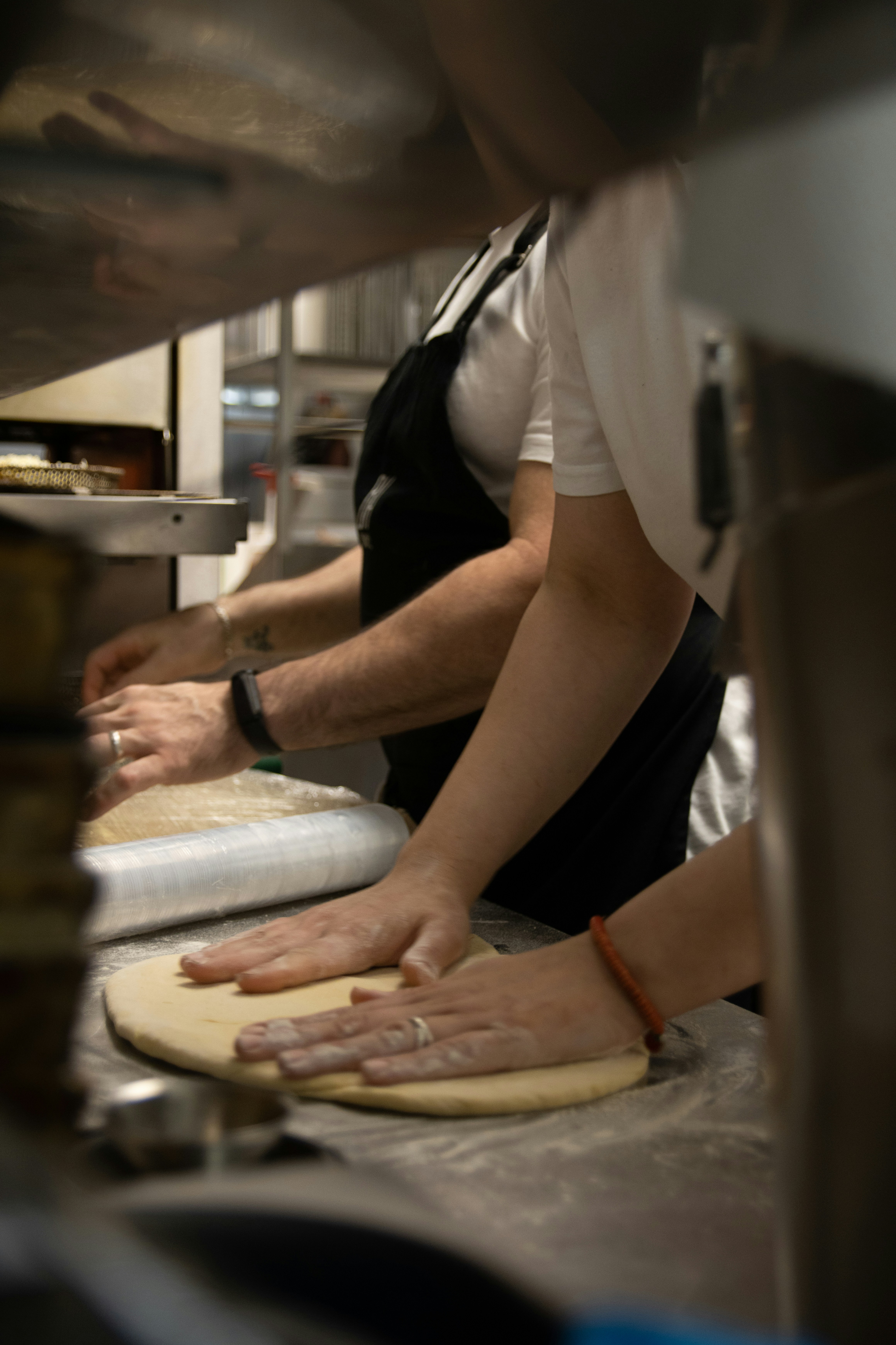 Photo pate a pizza la primavera restaurant italien