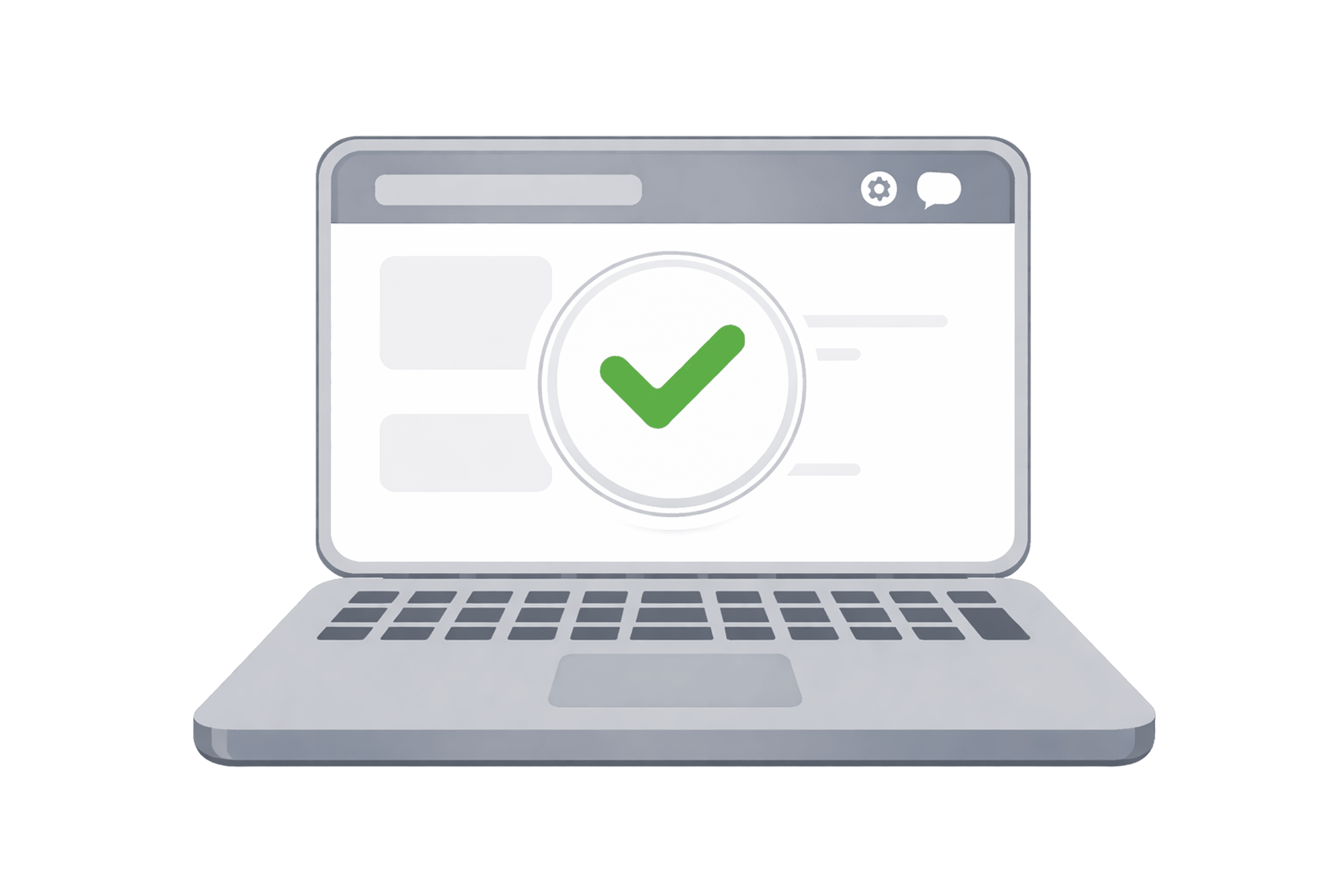Desktop illustration shows onbarding easy and start the task