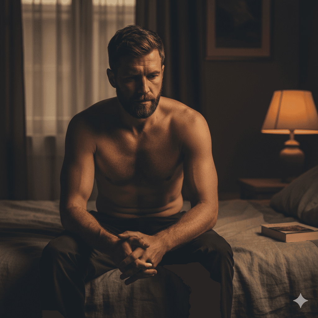 Image of Ashwagandha Root With a Product Bottle Behind