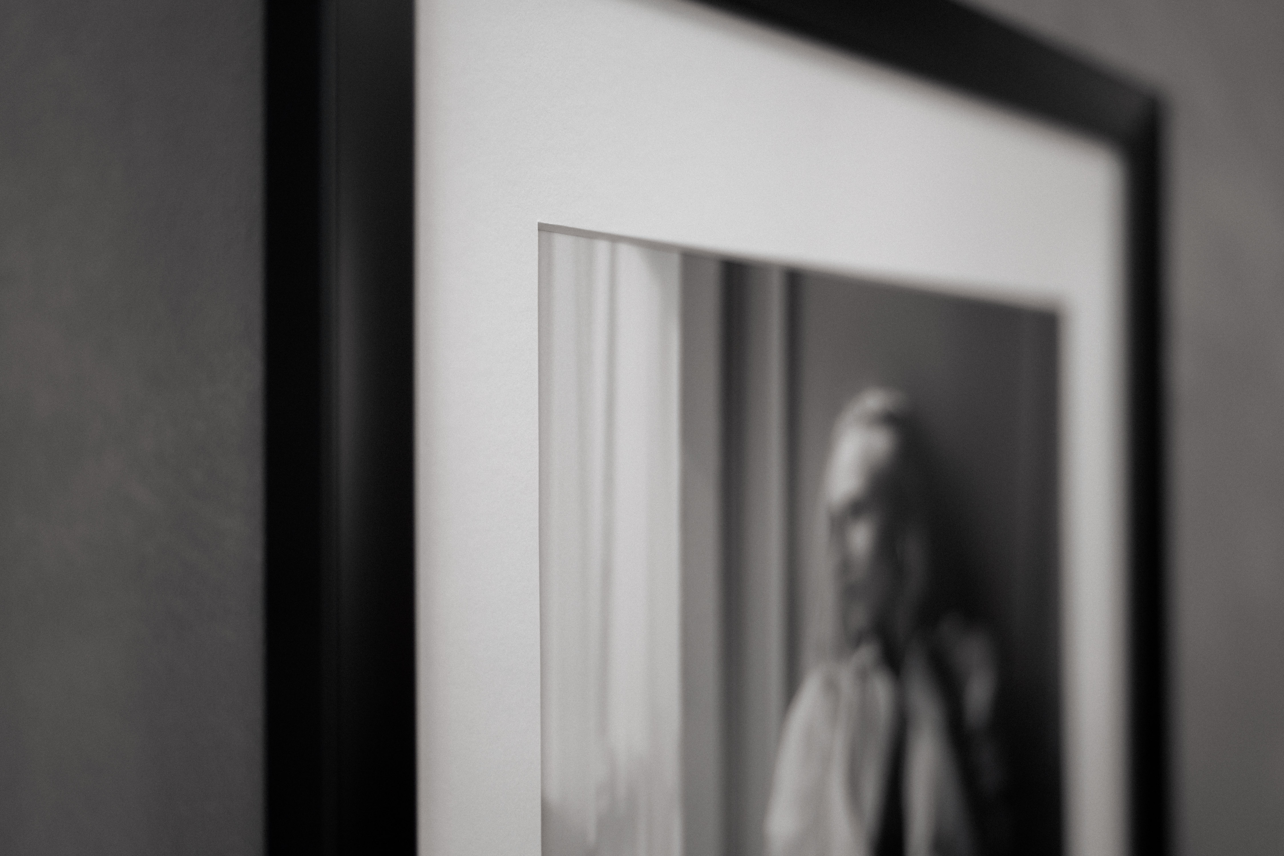 Framed portrait by sensual boudoir art in Solothurn, Switzerland.