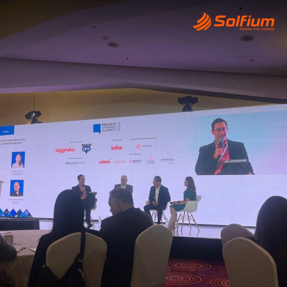 Solfium en el Mexico Nearshoring Summit: Impulsando la Transición Energética en la Industria Automotriz