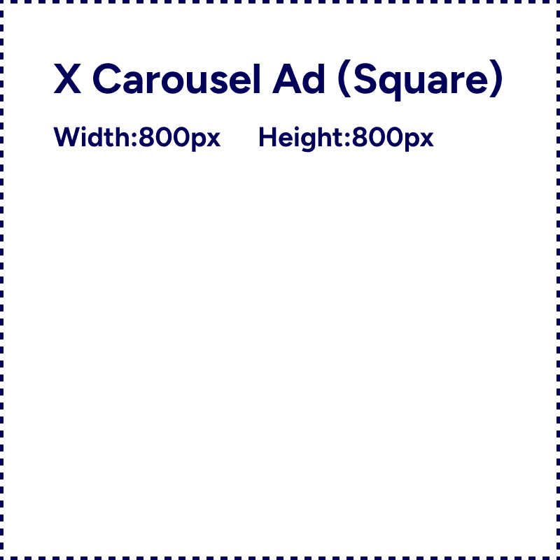 X Carousel Ad (Square) 800x800