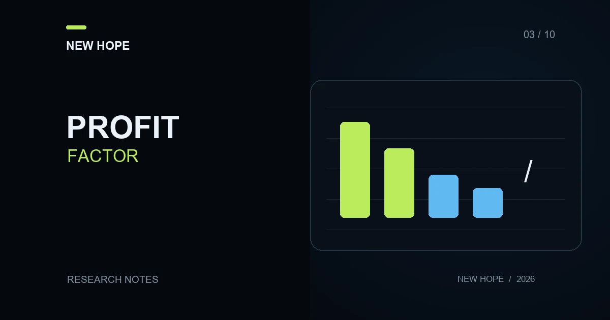 New Hope — Trading bot profit factor: calculation and limitations