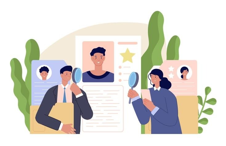 Comparing in-house hiring and professional staffing agencies.