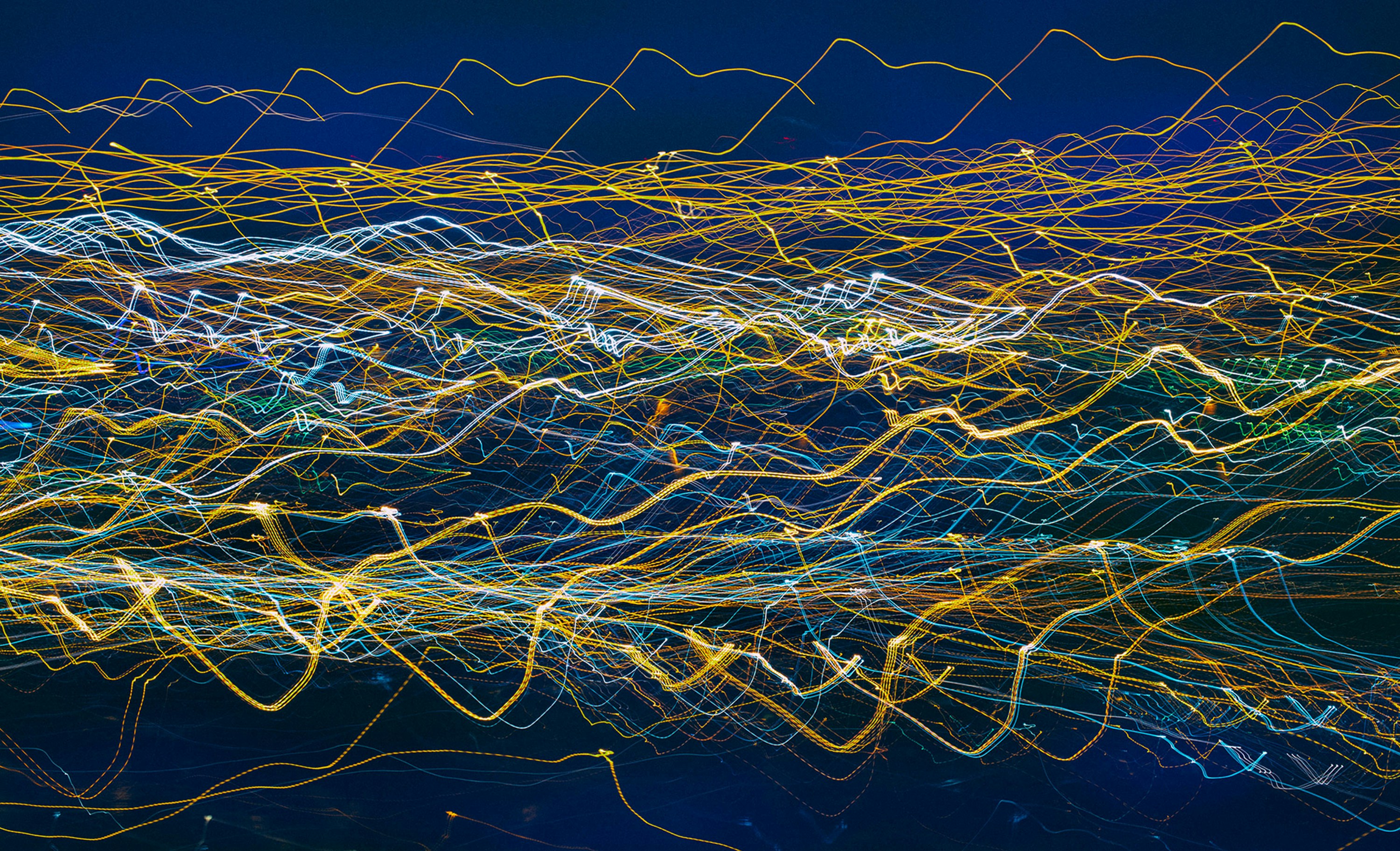 white and blue light illustration