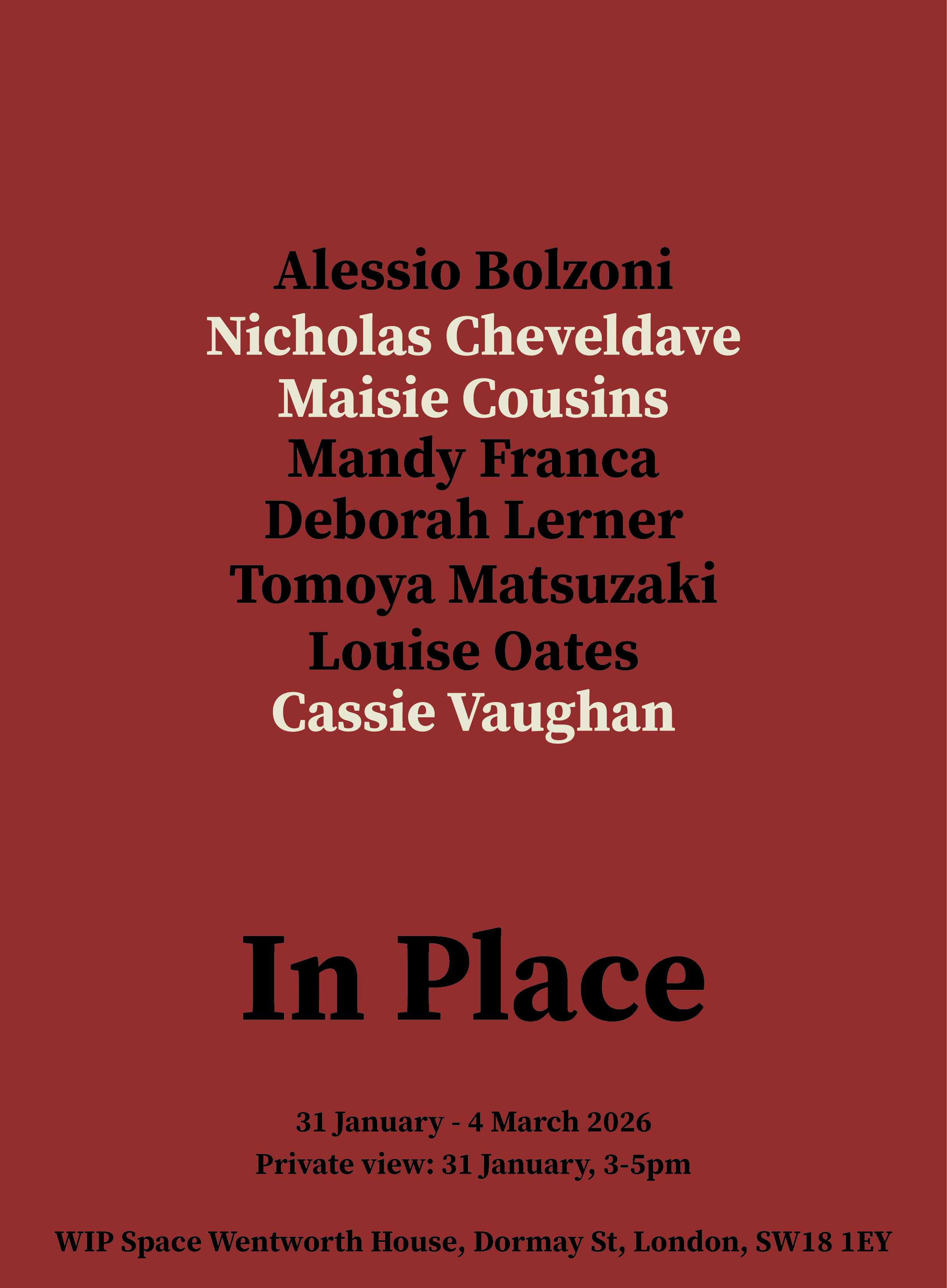 Nicholas Cheveldave Group Show