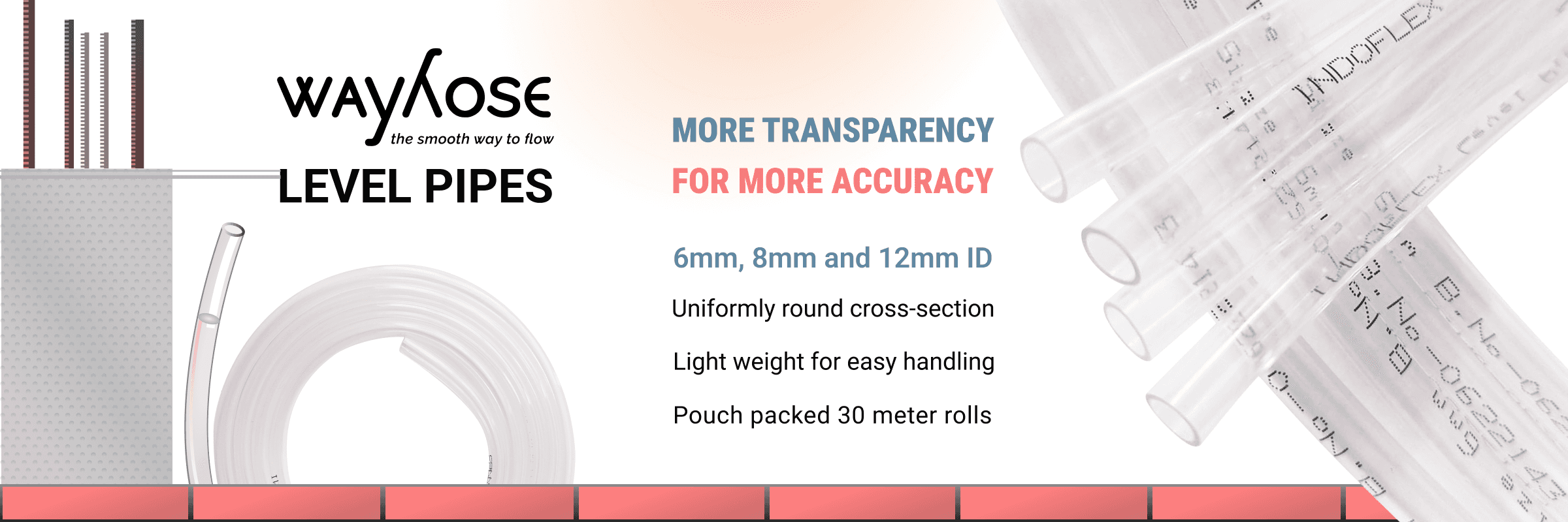 PVC Level pipes being used at construction site
