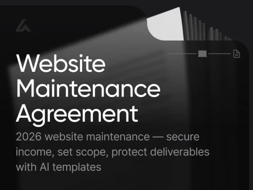 Website Maintenance Agreement
