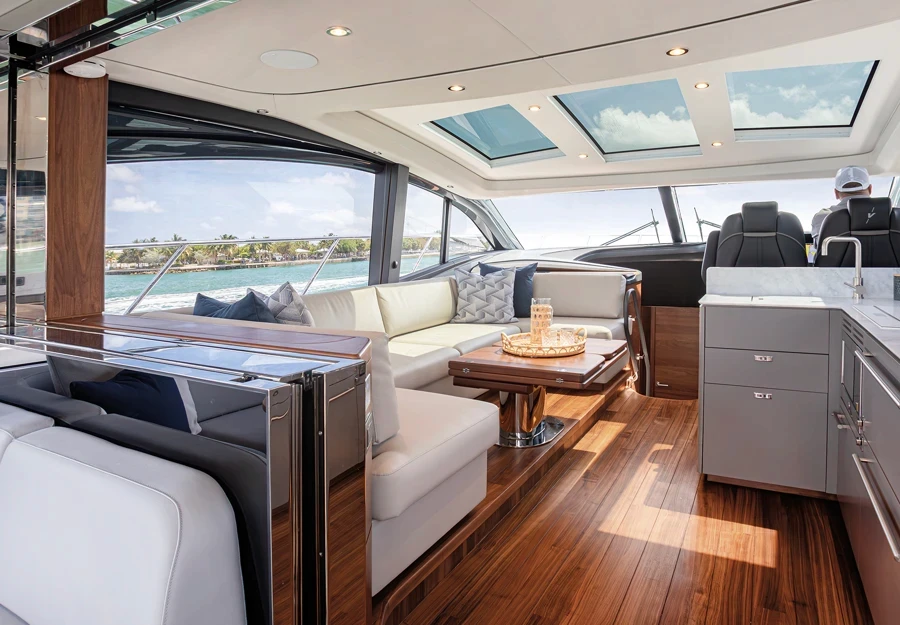 Princess V55 interior