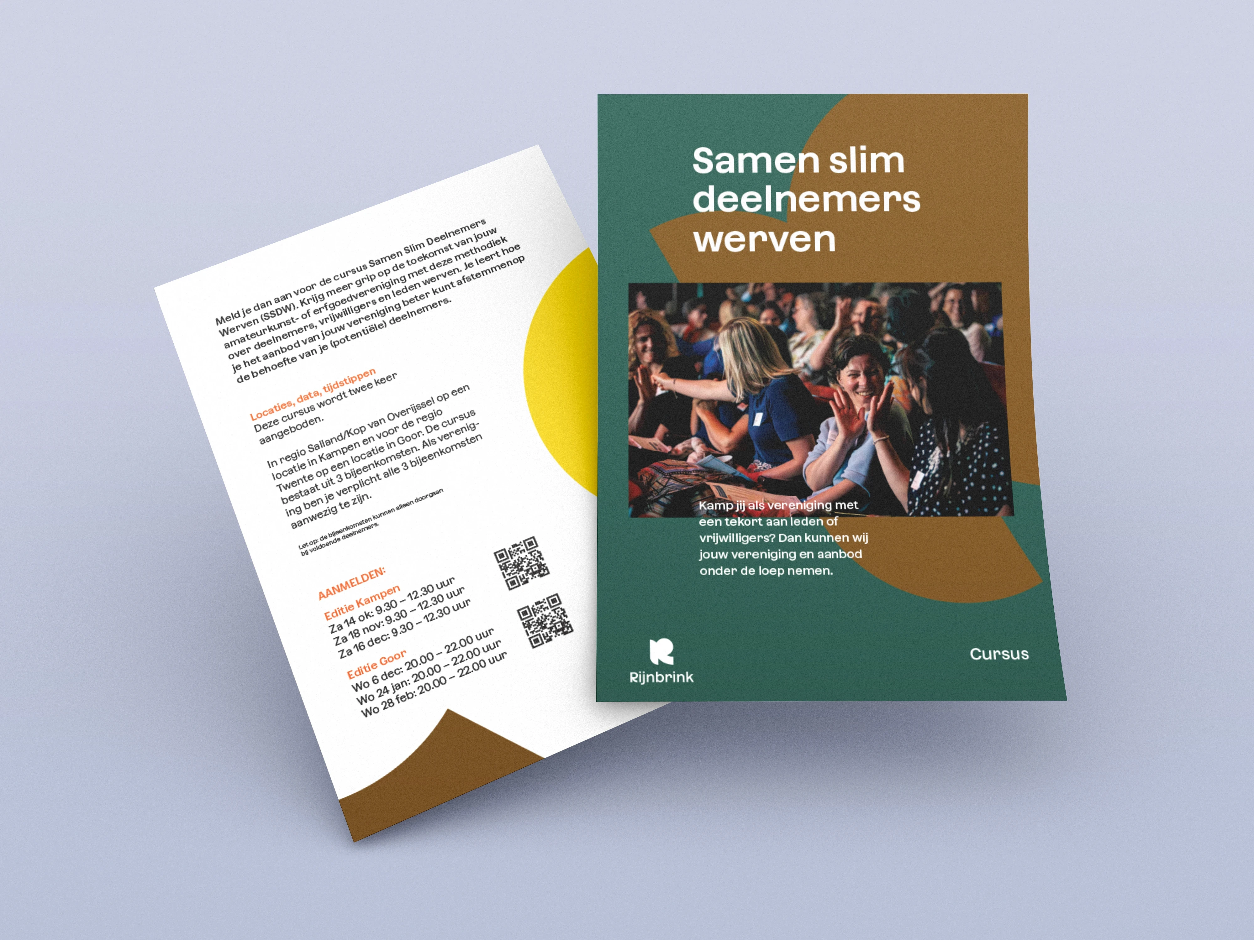 Grafisch ontwerp Rijnbrink flyer