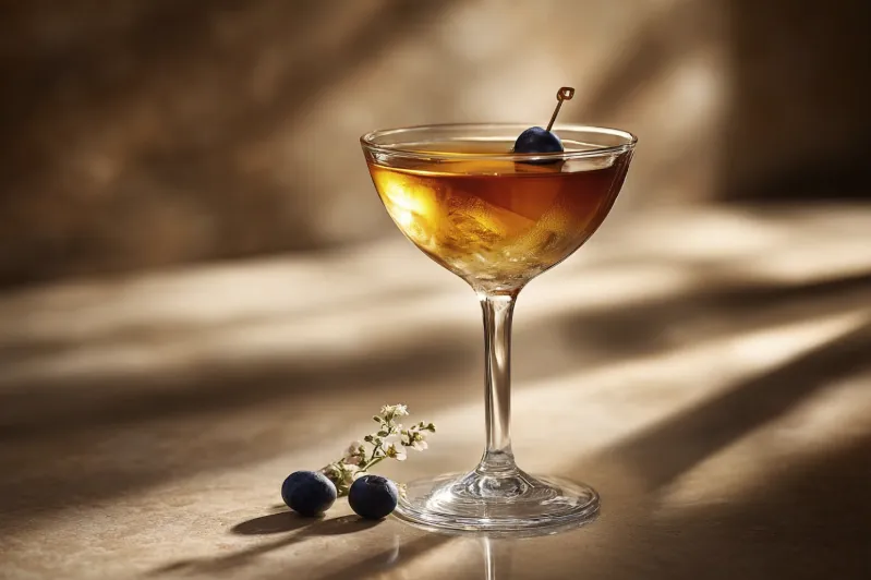 Blueberry Manhattan