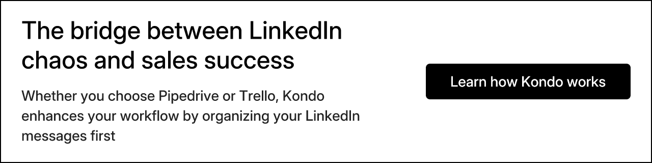The bridge between LinkedIn chaos and sales success