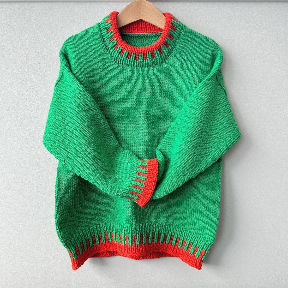 Drip Sweater knitting pattern, photo 3