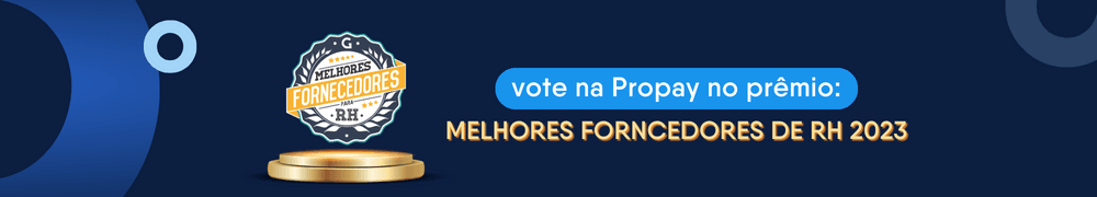 Vote na Propay nos Melhores Fornecedores de RH