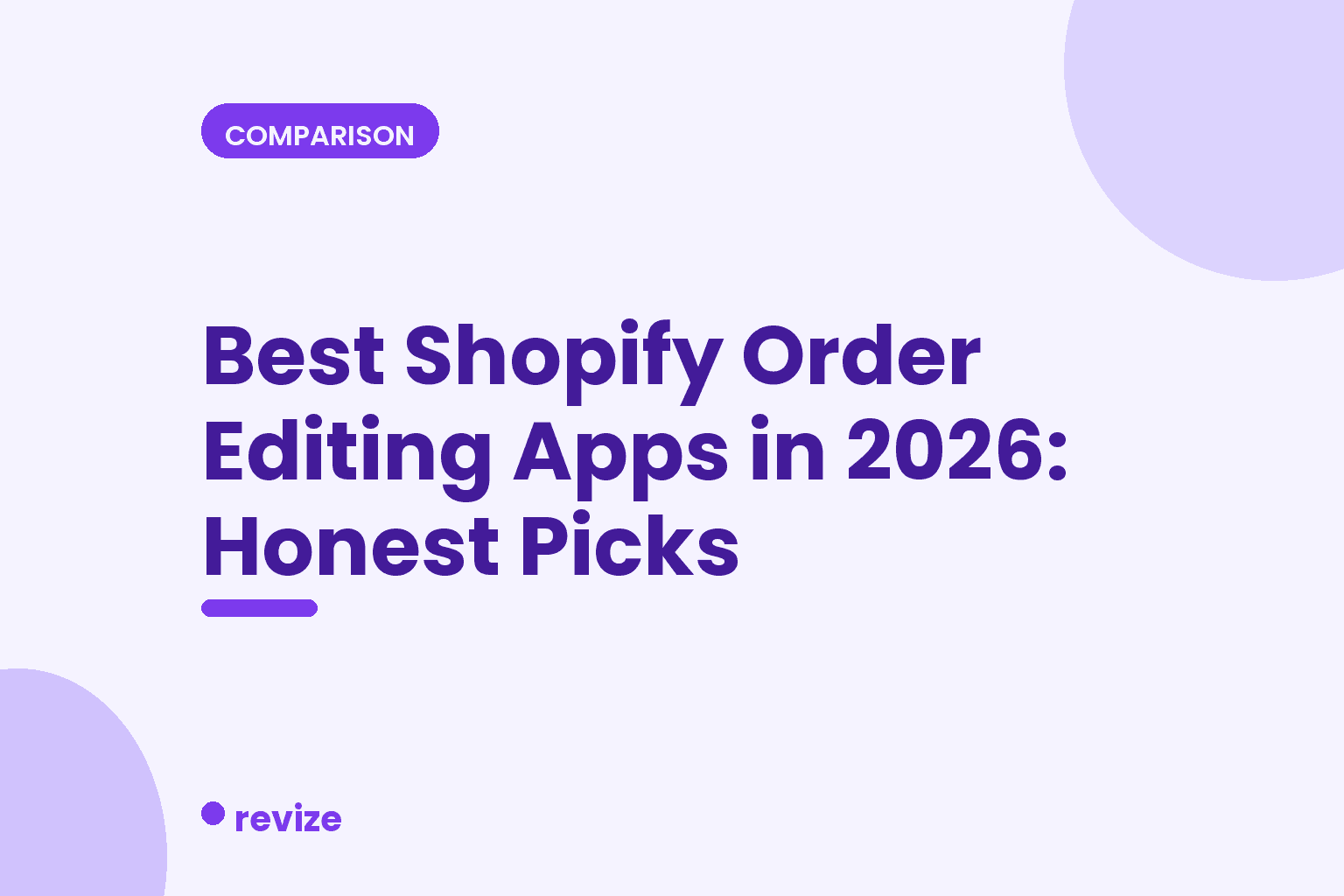 Best Shopify order editing apps 2026 comparison