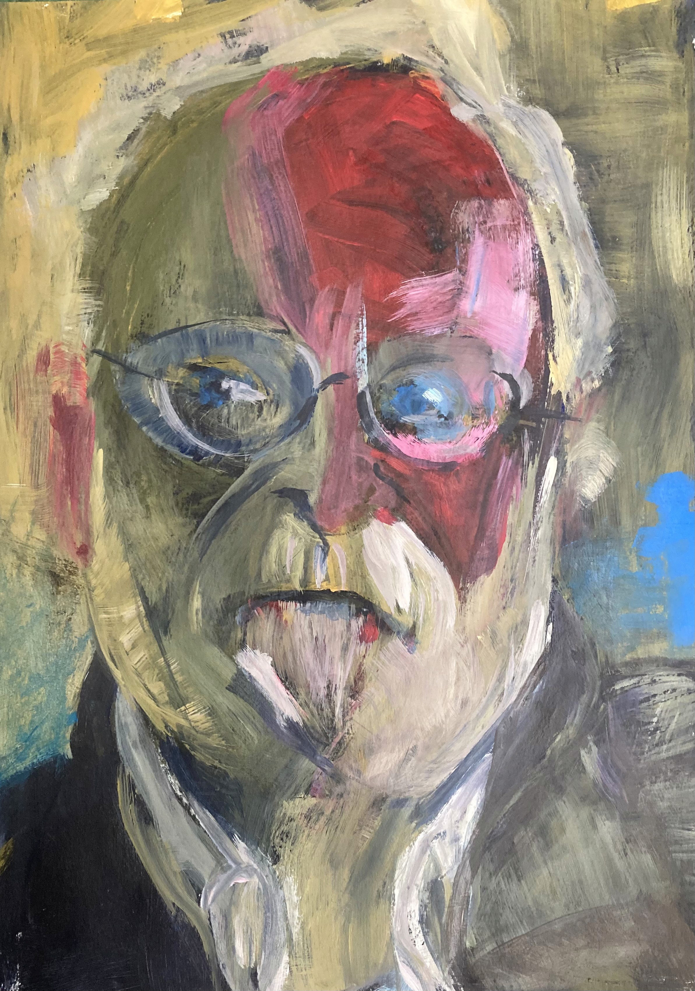 Helmert | acryl op papier | 100x70 cm