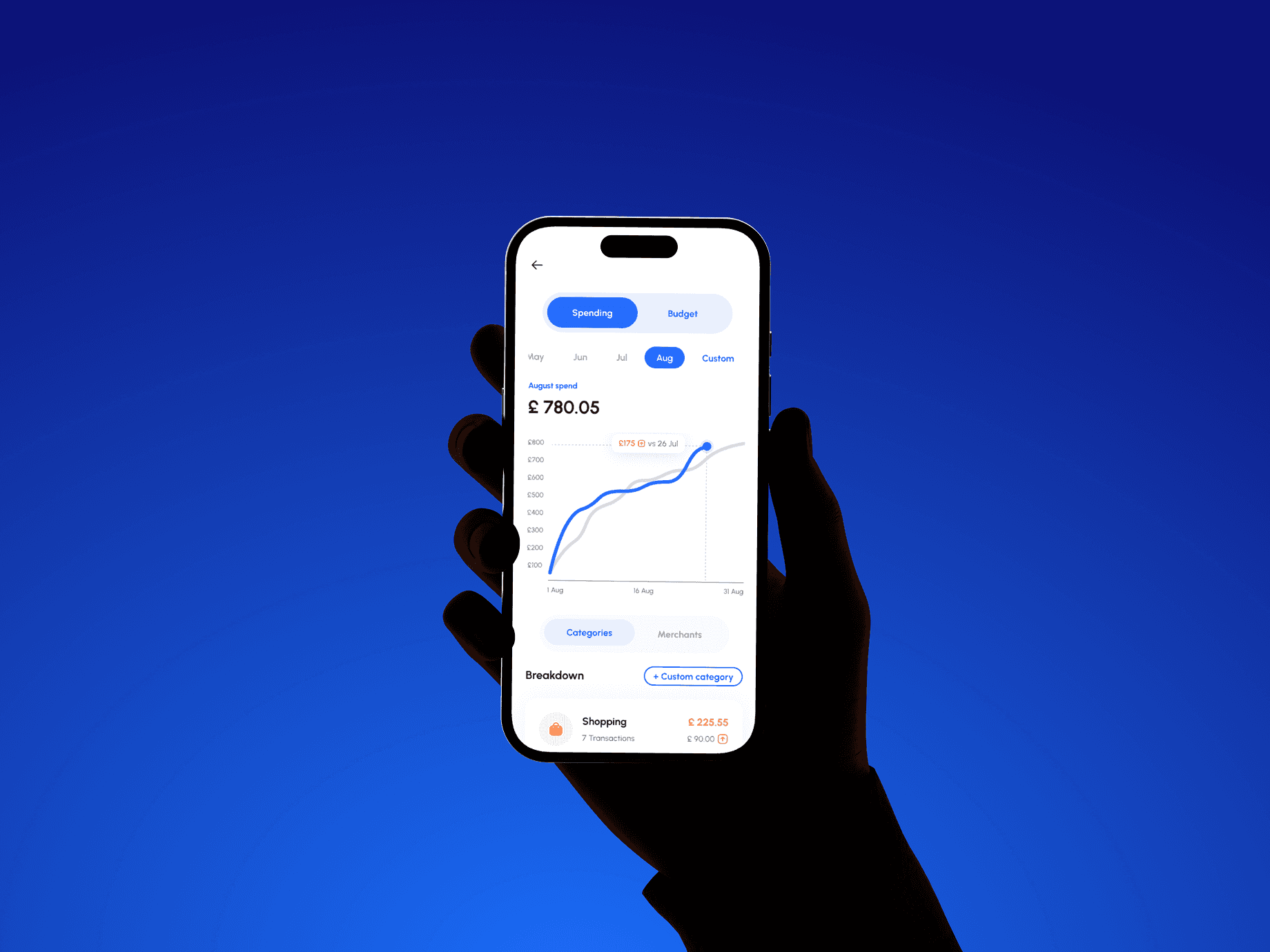 AI Chatbot in Finance App UI