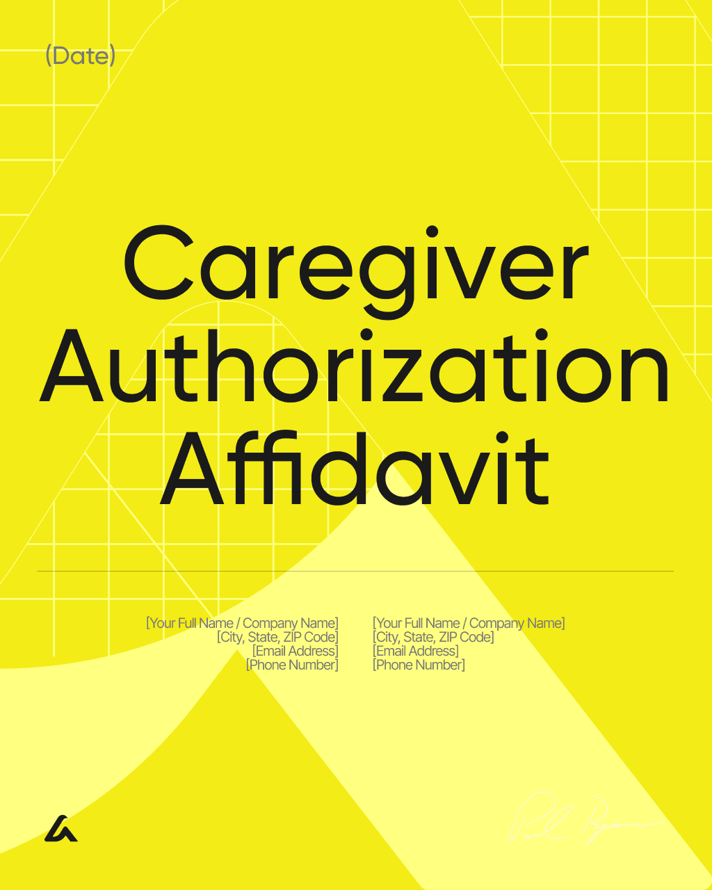 Caregiver Authorization Affidavit 
