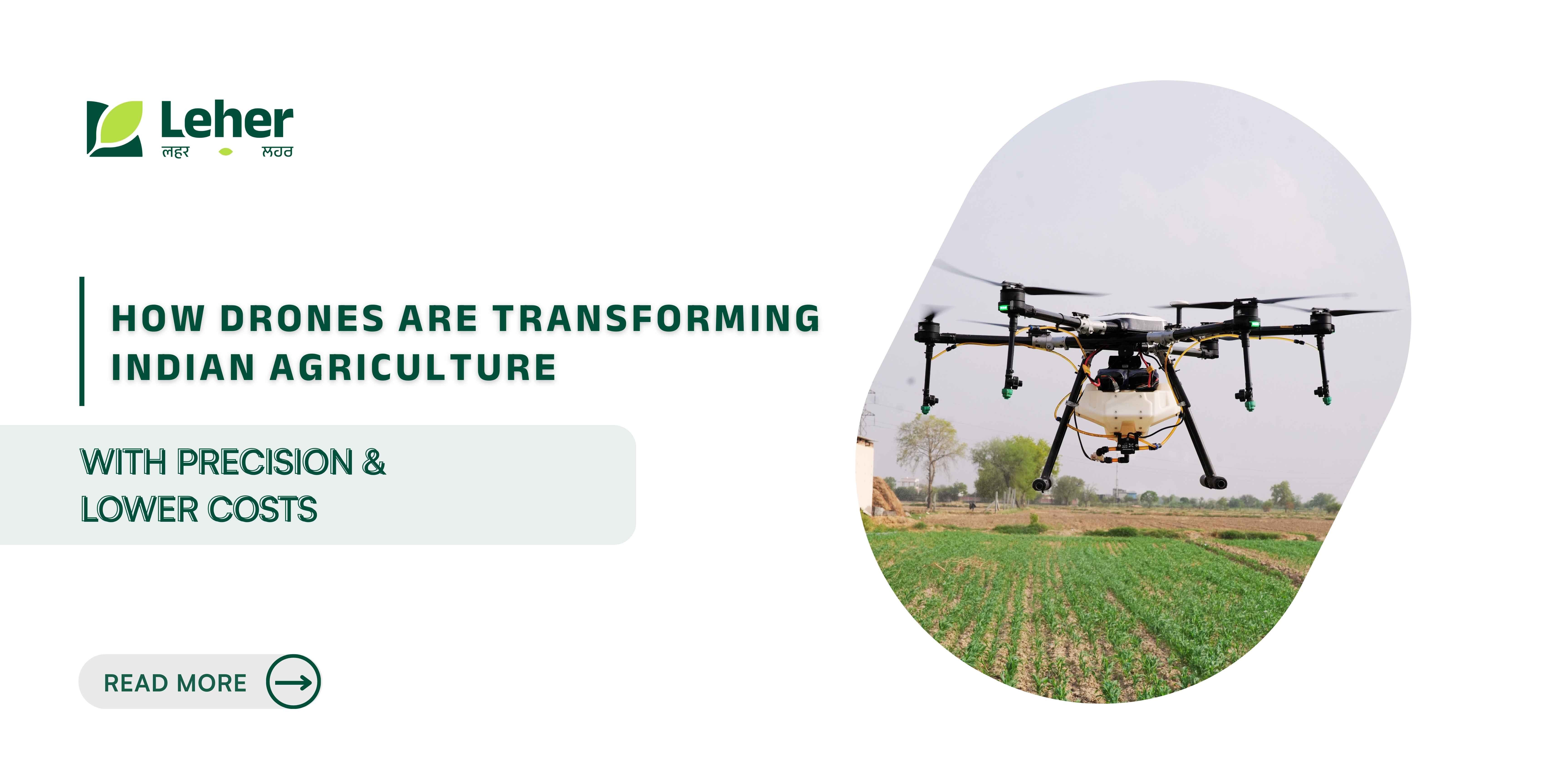How Drones Are Transforming Indian Agriculture With Precision & Lower Costs