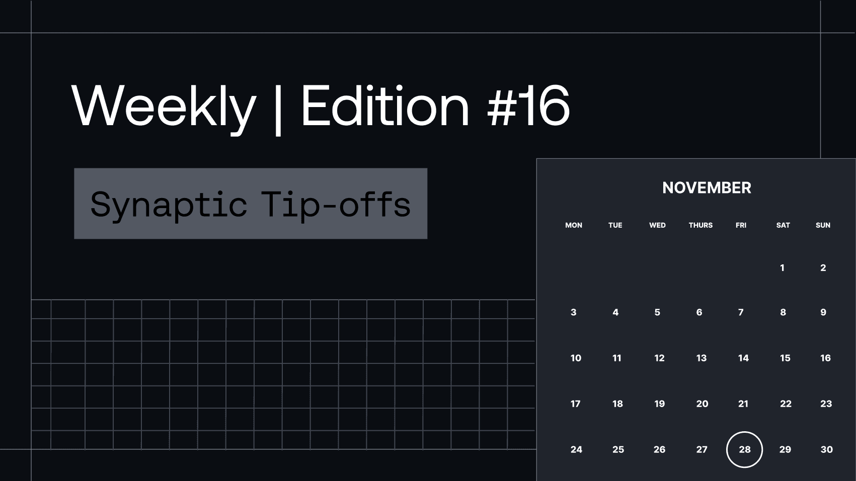 Tip-Offs by Synaptic