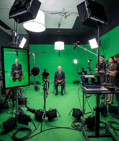 Fisherman casting line on a stormy beach