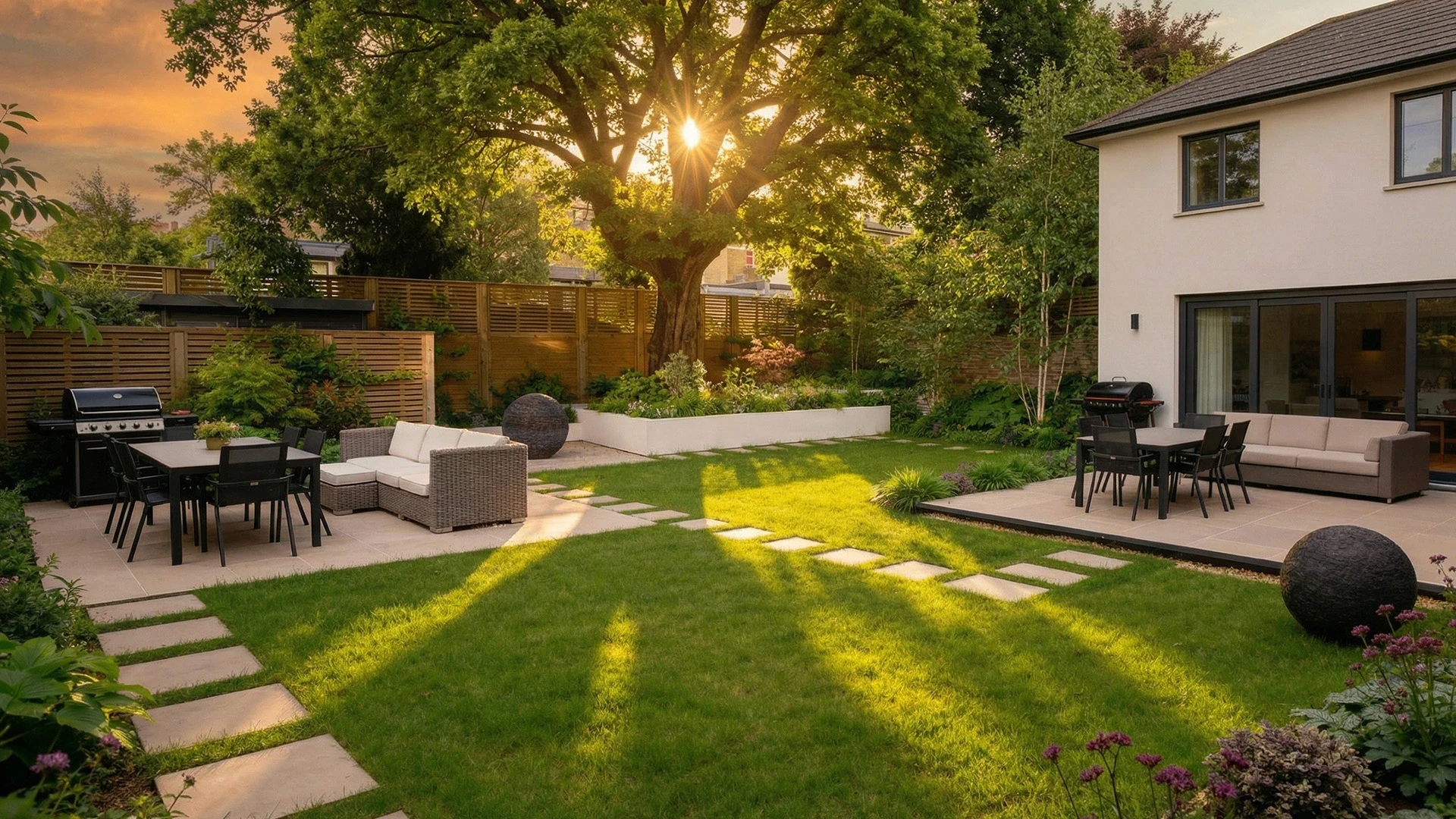 Ogródek przydomowy.