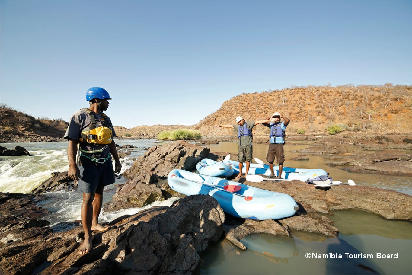 Rafting-Abenteuer auf dem Orange River in Namibia