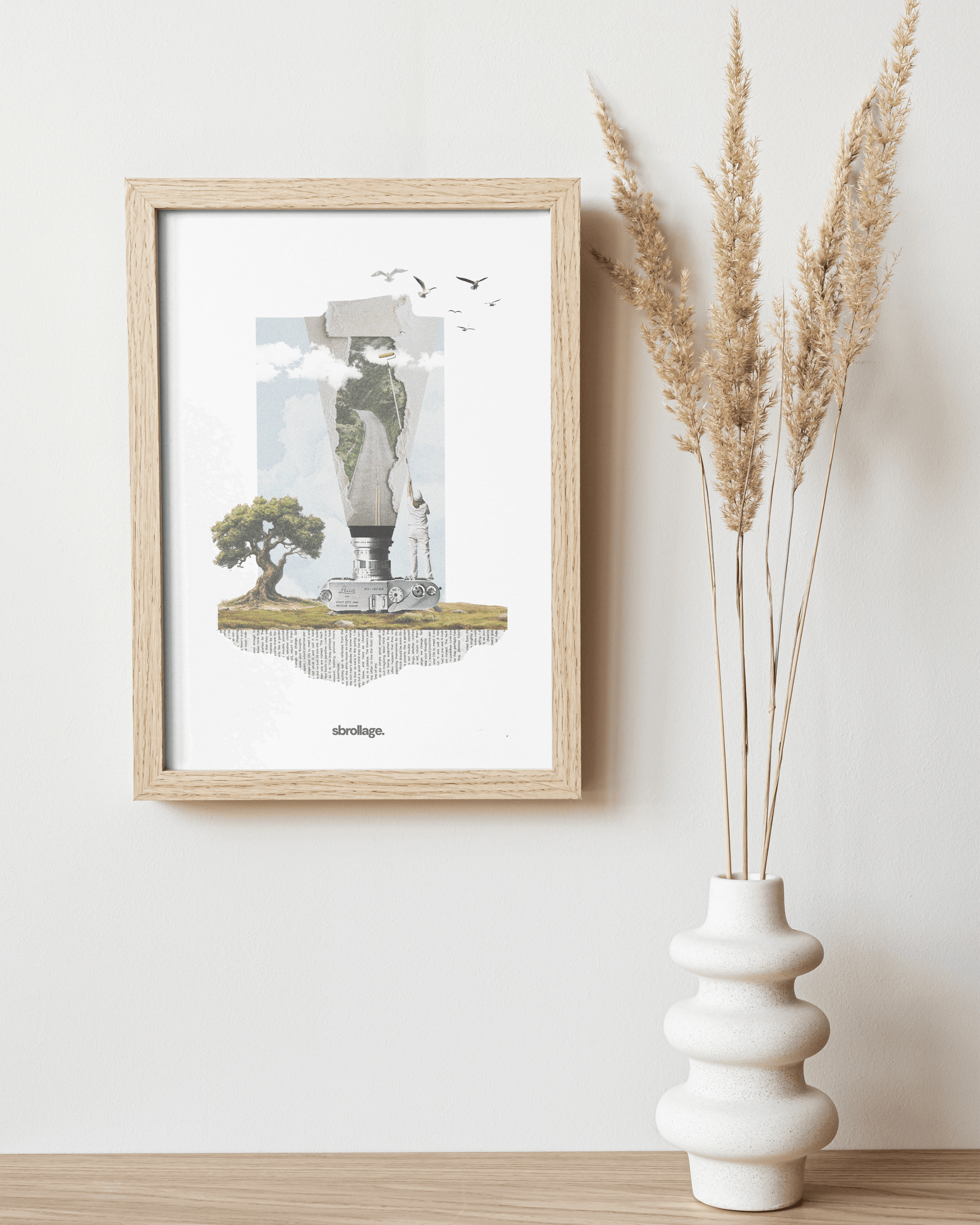 Striking Portrait with Orange Glasses