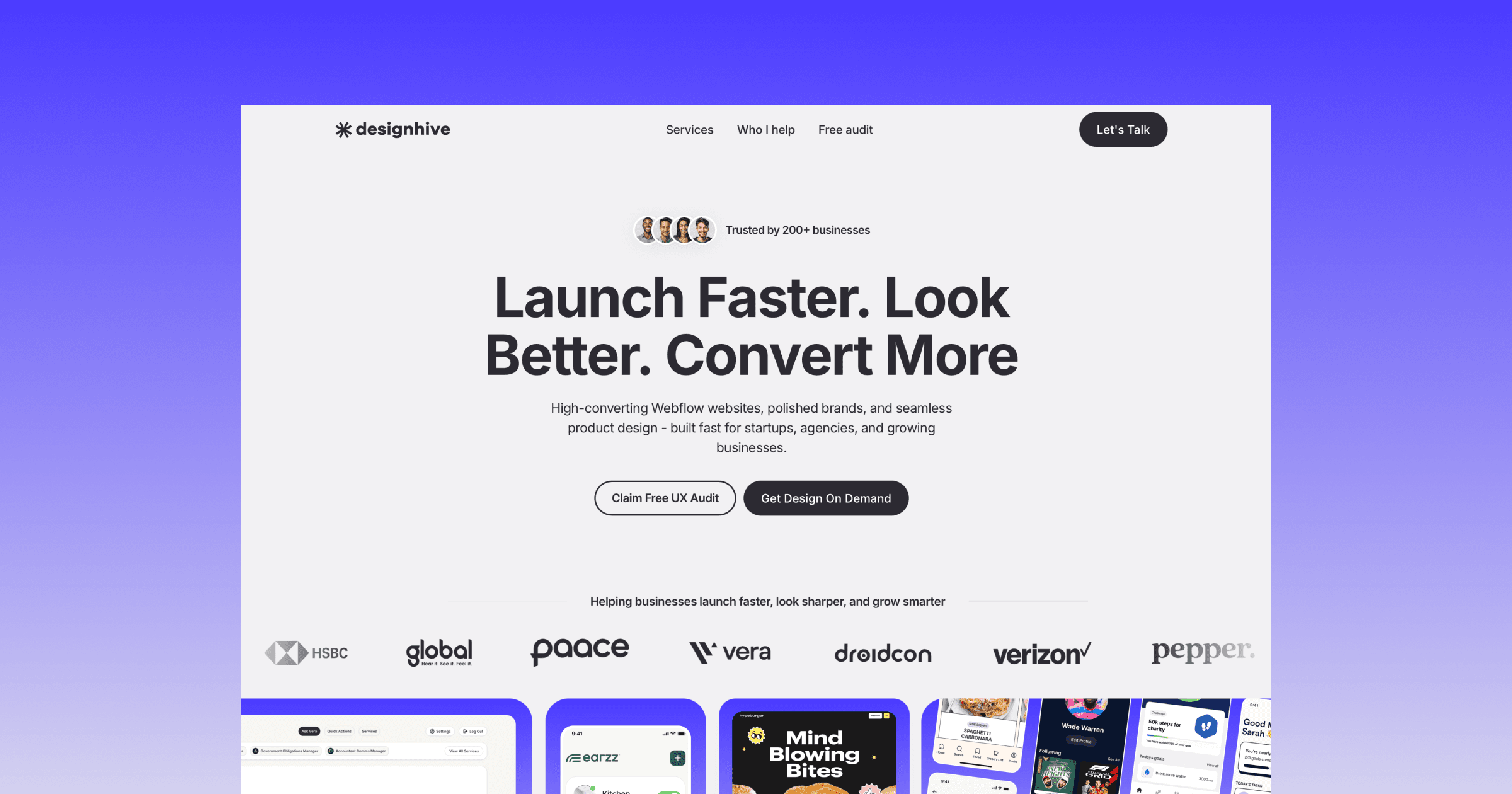 Creative Web Design & UI/UX Design Agency – Design Hive Studio